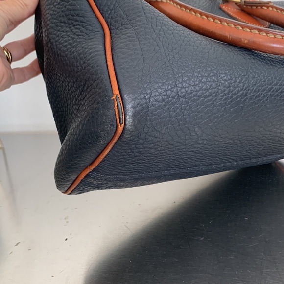 Navy Dooney & Bourke Top Handle - Picture 9 of 15
